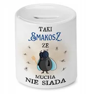 Skarbonki - Skarbonka Dla Smakosza na Urodziny na Prezent z Nadrukiem ze Zdjęciem - miniaturka - grafika 1