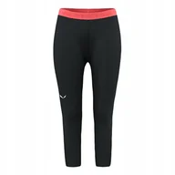 Pozostała odzież narciarska - SALEWA LEGGINSY CRISTALLO WARM 3/4 00-0000028210_0911 r M - miniaturka - grafika 1