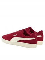 Buty trekkingowe damskie - Sneakersy Smash 3.0 PUMA Dark Crimson Warm White Red - miniaturka - grafika 1