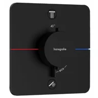 Baterie podtynkowe - HANSGROHE 15586670 ShowerSelect Comfort Q Bateria termostatyczna, podtynkowa do 2 odbiorników ze zintegrowanym systemem zabezpieczającym zgodnie z EN 1717 Czarny Matowy - miniaturka - grafika 1