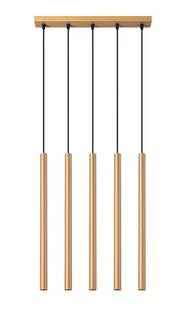 Złota lampa wisząca sople nad wyspę - A381 E9-R60 - Lampy sufitowe - miniaturka - grafika 1