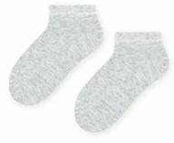 Skarpetki damskie - SKARPETY STEVEN 004 UNISEX GŁADKIE (kolor melange - ciemny szary, rozmiar 26-28) - miniaturka - grafika 1