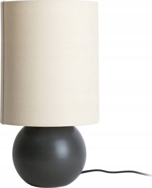 Lampa stołowa Leitmotiv Lampa stołowa ALMA, płócienny abażur, Ø 16 cm