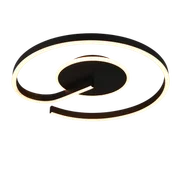 Lampy sufitowe - CALLE R63631132 lampa sufitowa czarna spirala LED 21W CCT 3stepDim - miniaturka - grafika 1