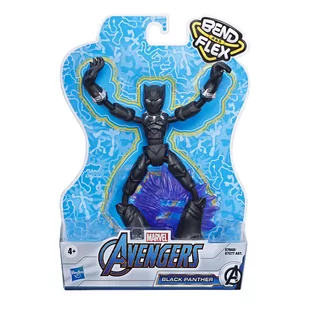 Hasbro Figurka Avengers Band and Flex Black Panther - Figurki dla dzieci - miniaturka - grafika 2