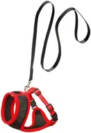 Szelki dla kotów - HARNESS CAT M KARLIE 110CM BLACK - miniaturka - grafika 1