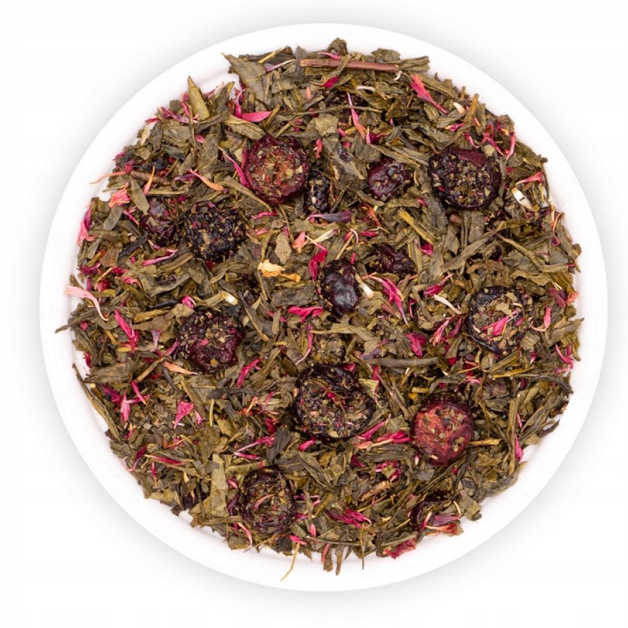 Herbata Zielona Liściasta Sencha Kwitnąca Wiśnia Lamao Teaverso 1000G