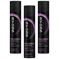 Kosmetyki do stylizacji włosów - Bardzo mocny spray do włosów 3x300ml Syoss - miniaturka - grafika 1