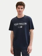 Koszulki męskie - Tom Tailor T-Shirt 1041871 Granatowy Regular Fit - miniaturka - grafika 1