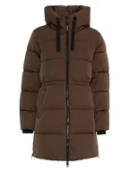 Kurtki damskie - MOSS COPENHAGEN Płaszcz zimowy "Mola Pavinaria" w kolorze brązowym - miniaturka - grafika 1