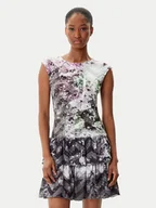 Sukienki - Desigual Sukienka codzienna Grey Lacroix 25WWVK07 Kolorowy Regular Fit - miniaturka - grafika 1
