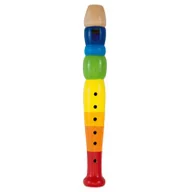 Instrumenty muzyczne dla dzieci - Goki zabawka drewniana Kolorowy flet - miniaturka - grafika 1