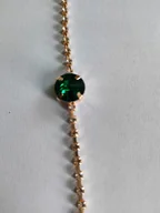 Bransoletki - Bransoleta bransoletka zielony diament prezent - miniaturka - grafika 1