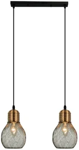 ELEM Lampa z dwoma miedzianymi kloszami 1998/2 BL CO z serii EDISON - Lampy sufitowe - miniaturka - grafika 1
