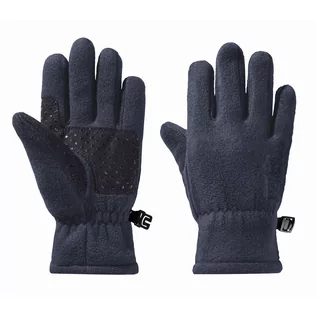 Rękawiczki dla dzieci - Dziecięce rękawiczki polarowe Jack Wolfskin FLEECE GLOVE K night blue - 116 - grafika 1