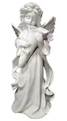 Figurki dekoracyjne - Figurka Anioł Bukiet 29cm 2513 - miniaturka - grafika 1