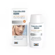 Kremy do twarzy z filtrem - ISDIN Isdin Fotoultra 100 Active Unify Fusion Fluid Spf50+, 50ml - miniaturka - grafika 1