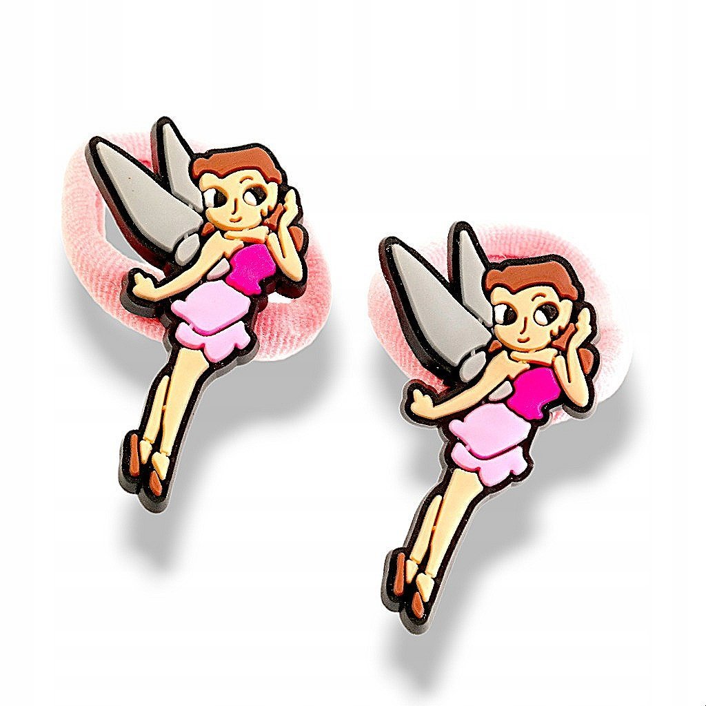 Gumki do włosów z gumową ozdobą