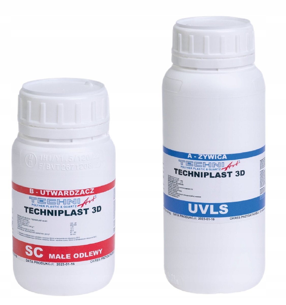 Żywica epoksydowa bezbarwna krystaliczna odporna UV odlewnicza 2cm 1,4kg