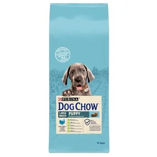 Purina Dog Chow Puppy Large Breed Turkey 14 kg - Sucha karma dla psów - miniaturka - grafika 1