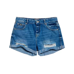 Spodenki damskie Superdry Steph Boyfriend szorty jeansowe-W28 - Spodenki damskie - miniaturka - grafika 1