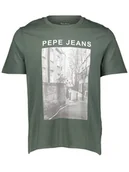Koszulki męskie - Pepe Jeans Koszulka w kolorze khaki - miniaturka - grafika 1