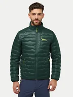 Odzież trekkingowa męska - Jack Wolfskin Kurtka puchowa Passamani A61836 Zielony Regular Fit - miniaturka - grafika 1