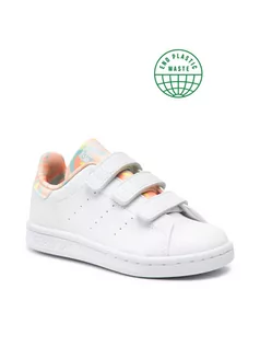 Buty dla dziewczynek - Adidas Buty Stan Smith Cf C H06551 Biały - grafika 1