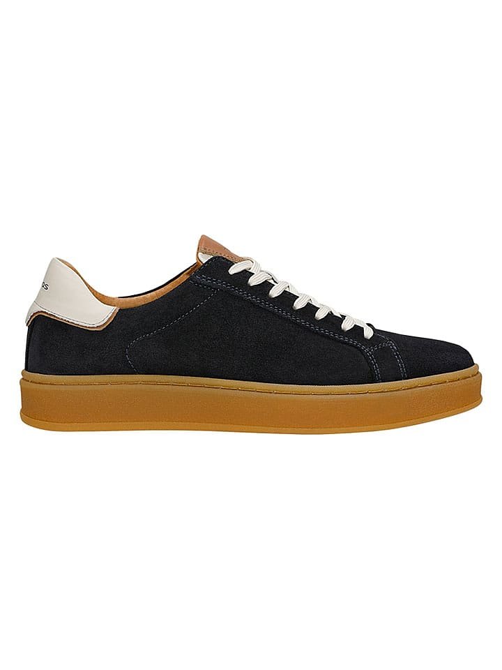 Wojas Skórzane sneakersy w kolorze granatowym