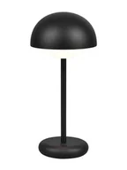 Lampy stojące - Trio Leuchten Czarna lampa stołowa z akumulatorem LED i 3-stopniowym dotykowym ściemniaczem – Maureen - miniaturka - grafika 1