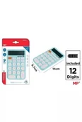 Kalkulatory - Kalkulator 8,7x14cm niebieski - miniaturka - grafika 1