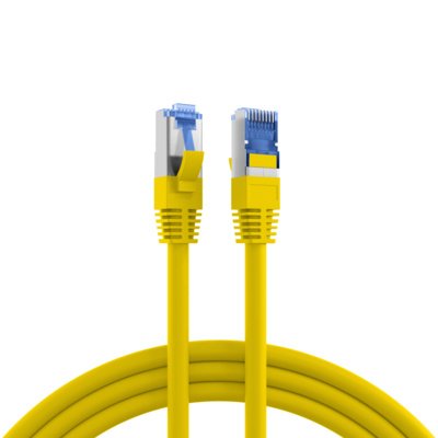 EFB EFB RJ45 Patch Cable S FTP Cat.6A Cat.7 Raw Cable TPE superflex 10m yellow K5525FGE.10 K5525FGE.10
