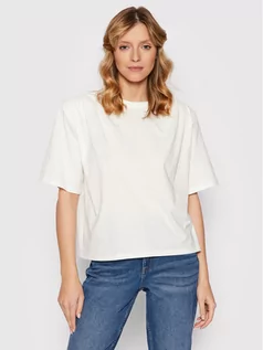 Koszulki i topy damskie - Vila T-Shirt Tanas 14071391 Biały Relaxed Fit - grafika 1