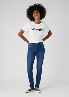 Jeansy Wrangler Slim In Autetnic Love W26LZM23Z 33 32 - Spodnie damskie - miniaturka - grafika 1