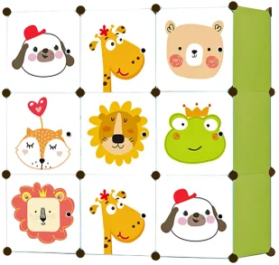 Zielona szafka modułowa dziecięca gamer B6-N66 - Szafki do salonu Zielona szafka modułowa dziecięca gamer B6-N66 - Szafki do salonu - miniaturka - grafika 1