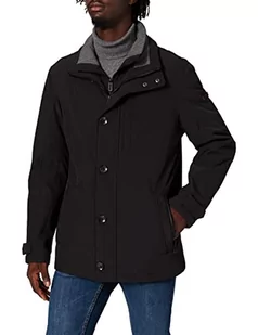 Bugatti Kurtka męska, czarna, 45 EU, Czarny, 28 - Kurtki męskie - miniaturka - grafika 1