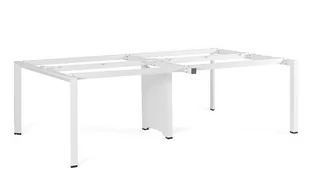 Biurko Pason - Workstation 4 - Biały - Stelaż - 240x140 cm - Biurka - miniaturka - grafika 1