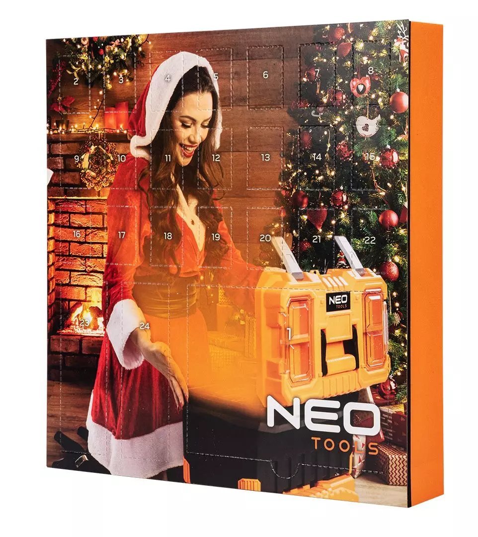 NEO Kalendarz Adwentowy dla Mężczyzn z Narzędziami 2024 Prezent 24 Elementy