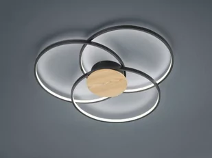 Trio SEDONA SMD LED 40W Czarny mat ściemnialna 3000K Lampa sufitowa 673210332 - Lampy sufitowe - miniaturka - grafika 1