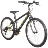Rowery - Rower młodzieżowy DENVER Scrapper XC 24 cali dla chłopca Czarny - miniaturka - grafika 1