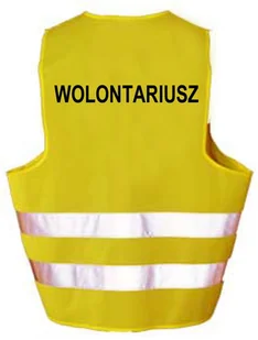 WOLONTARIUSZ - Kamizelka z nadrukiem ostrzegawcza odblaskowa robocza LIBRES POLSKA SP - Odzież robocza - miniaturka - grafika 1