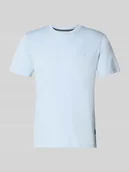 Koszulki męskie - T-shirt z o kroju regular fit z detalem z logo - miniaturka - grafika 1