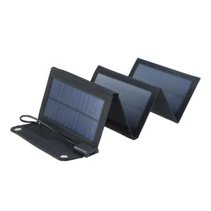 ładowarka słoneczna 20 W, składany panel słoneczny z portami USB, wodoodporna, kempingowa, podróżna, kompatybilna ze smartfonami iPhone i Android - Ładowarki do telefonów - miniaturka - grafika 1