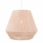 Lampy sufitowe - Wisząca lampa Praslin P0584 Maxlight sznurek boho klatka do kuchni biała - miniaturka - grafika 1