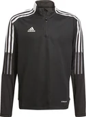 Bluzy damskie - Bluza dla dzieci adidas Tiro 21 Training Top Youth czarna GM7325-152cm - miniaturka - grafika 1