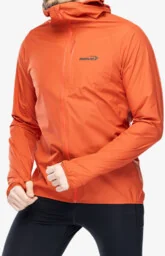 Kurtka do biegania Inov-8 Stormshell FZ V2 - fiery red - Kurtki i kamizelki sportowe męskie - miniaturka - grafika 1