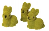 Wielkanoc - ZAJĄC ZAJĄCZEK WIELKANOCNY ZAJACZKI 3SZT FIGURKA - miniaturka - grafika 1