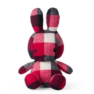 Maskotki i pluszaki - Miffy Króliczek w kratkę RED/BLUE przytulanka 23 cm - miniaturka - grafika 1