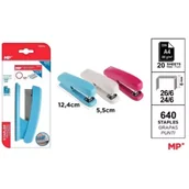 Zszywki - Mp Main Paper Zszywacz średni + zszywki 24/6 MIX - miniaturka - grafika 1