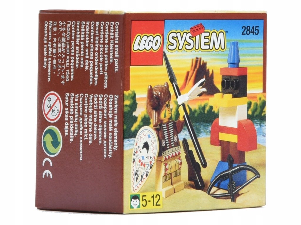 Lego System 2845 Western Indian Chief Indianin Szaman 1997